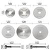 7pcs High-Speed Steel Cutting Blades: Cut Wood, Plastic, Copper, Aluminum & Soft Metals With Ease
