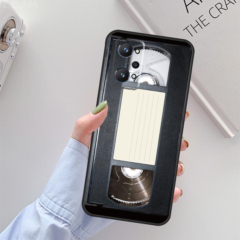 Retro Cassette Tape For Realme 14 12 10 11 13 Pro Plus GT 6 6T 5 GT7 Pro C61 C55 C51 C21Y C25S C67 C75 C53 Case