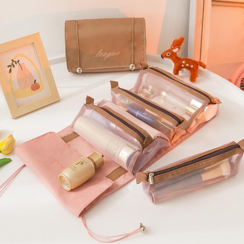 New Detachable 4-in-1 Waterproof Makeup and Toiletry Organizer