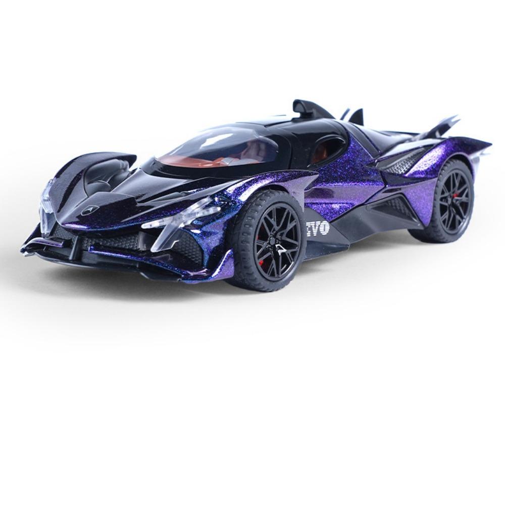 1/32 Apollo Project EVO Alloy Sports Car Model Diecast Metal Super Racing Car Vehicle Model Simulation Sound Light Kids Toy Gift