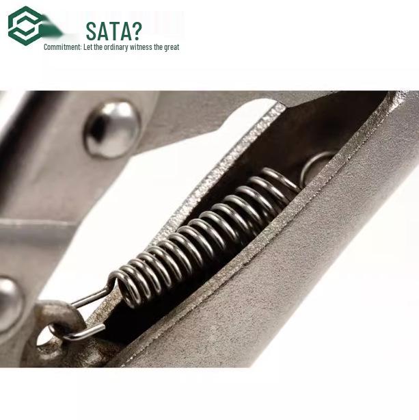 SATA Tools Heavy-Duty Needle-Nose Pliers with Cutting Edge, 6-inch & 9-inch (71301-71302).