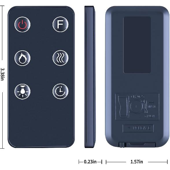 Replacement Remote Control fit for Amerlife 36in 40in Fireplace TV Stand Entertainment Center