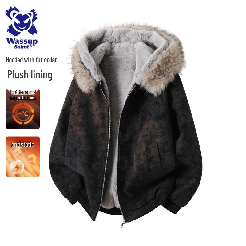 Зимняя парка Wassup Sohot с отстегивающимся капюшоном на искусственном меху 44-45