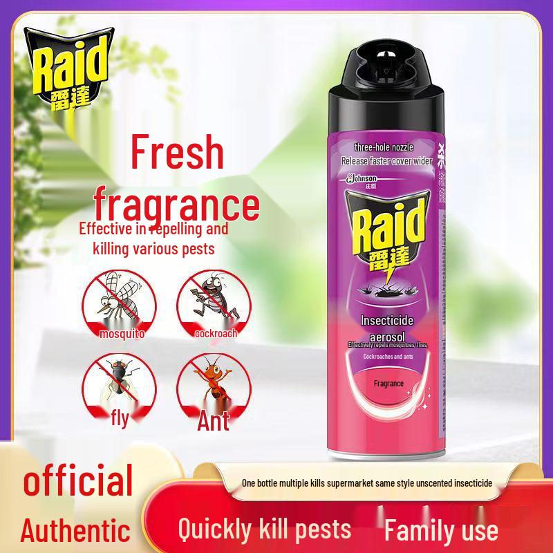 Radar Insecticide Aerosol, Fresh Scent 600ml - Effective Against Mosquitoes, Flies, and Cockroaches, Guaranteed Quality.