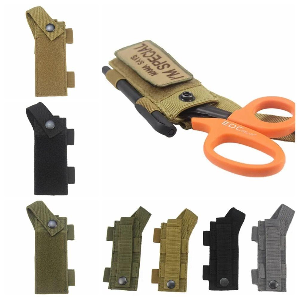 Hanging Bags Scissor Waist Bag Flashlight Holder Scissors Pouch EDC Scissors Pouch  Outdoor Sports