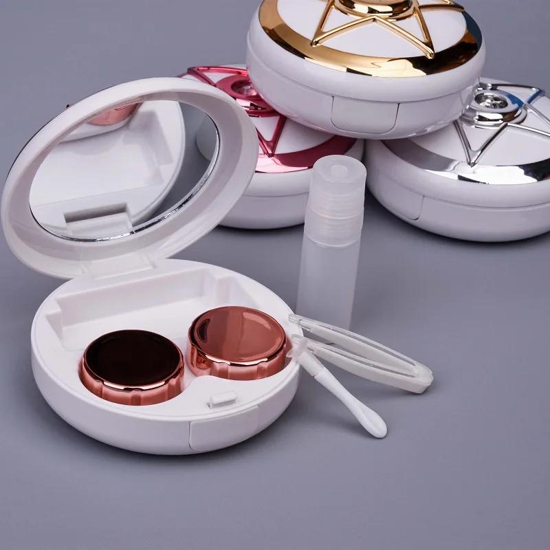New Contact Lens Box Contact Lens Companion Box Care Box Star Diamond Series Storage Practical Portable Contact Lens Storage Box