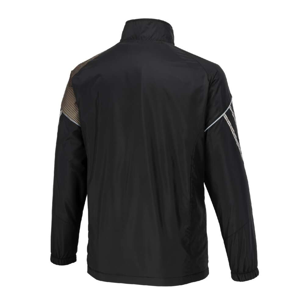 Mizuno Breath Thermo Training Warmer Jacket with and Windproof Black x Size L MC-LINE Moisture-Wicking, Heat-Generating, Water-Repellent, Lining,