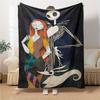 Nightmare Before Christmas Art Blanket Soft Throw Blanket For Home Bedroom Bed Sofa Travel Office Solid Christmas Blanket