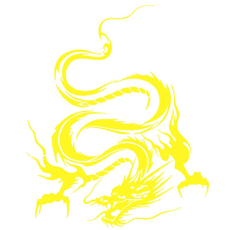 Bilklistermärken Utsökt Drak Totem Vinylklistermärken Bilstötfångare Bakruta Hjälm Kylskåp Laptop Dekal