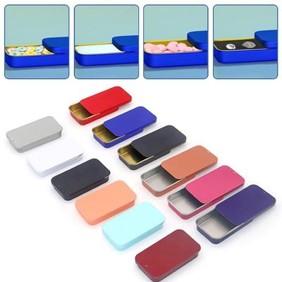 Multi Color Candy Pills Hand-held Feeder Iron Box Portable Ointment Drawer  Candy