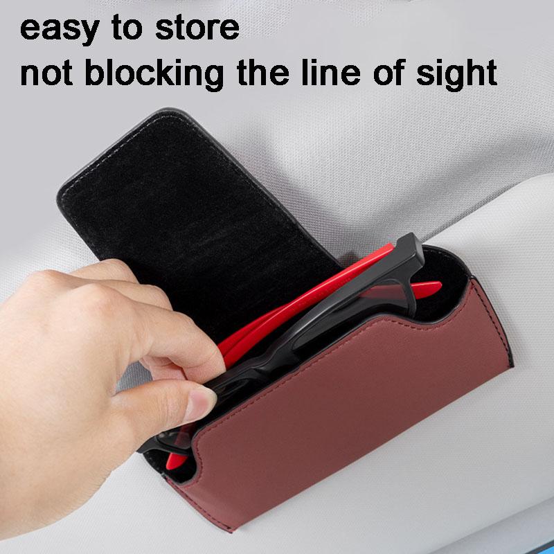Car Sun Visor Glasses Case,leather Glasses Case for Vehicles,car Accessories,for Mercedes-Benz C180 C200 C260 C300 W108 W124