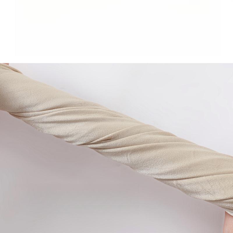 Satin Imitation Triacetate Midi Skirt with Slit, Slim Fit A-line Skirt, Lightweight Women's Skirt