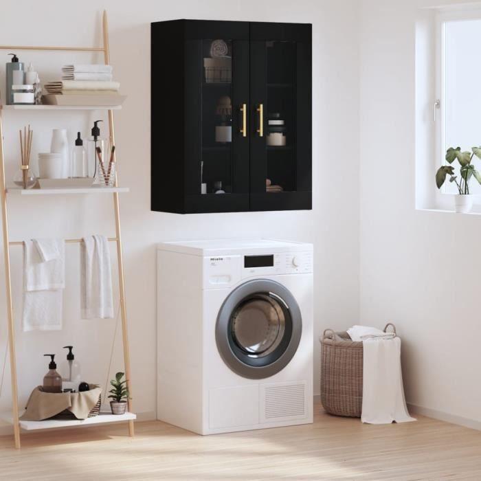 VidaXL Armoire murale noir 69,5x34x90 cm 828469