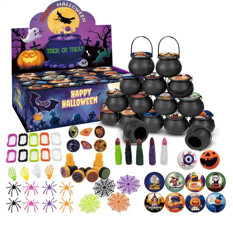 Trick Or Treat Toys Bulk Halloween Parties Toys Odorless Reusable Interactive Game For Daycare Activities Classroom Rewards