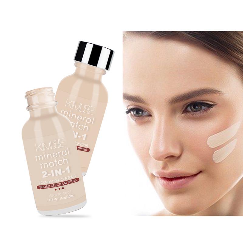 Buy KIMUSE Face Foundation Cream Base Makeup Professional Matte Finish