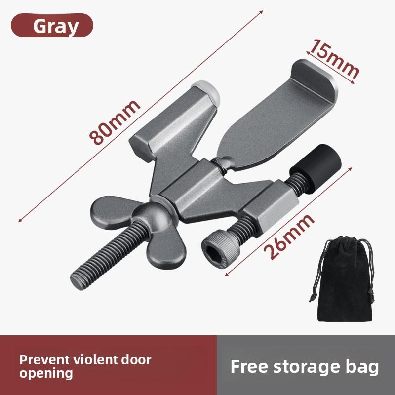 No Drill Door Stopper Security Alarm Anti-Wolf Safety Device Portable for Women Travel Home Hotel Use