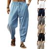 Amazon Comércio Exterior Expresso Europa, América, Verão Masculino Hip Hop Respirável Algodão e Linho Solto Casual Calças Esportivas