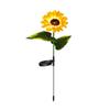 IP65 Waterproof Solar Sunflower Ground Stake Light for Outdoor Garden & Lawn.