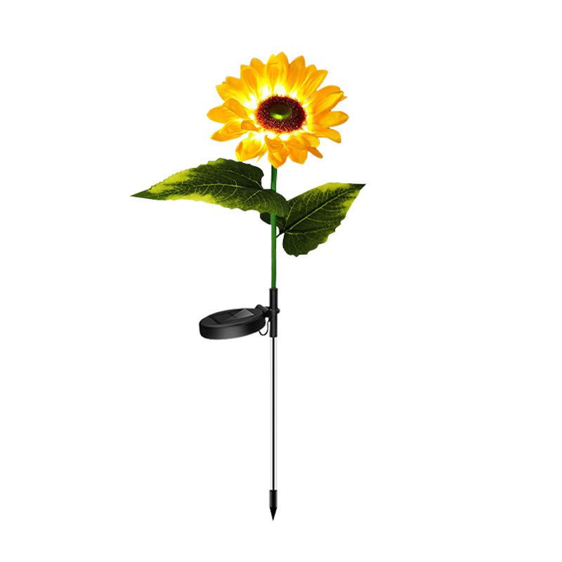 IP65 Waterproof Solar Sunflower Ground Stake Light for Outdoor Garden & Lawn.