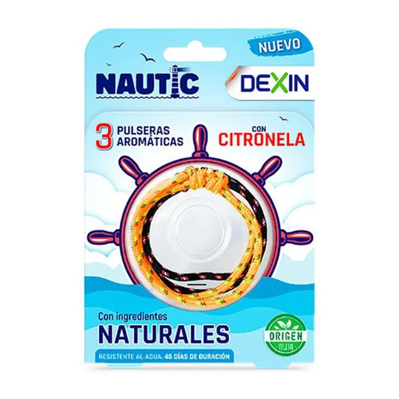Ароматический браслет Dexin Nautical с цитронеллой, 3 шт.