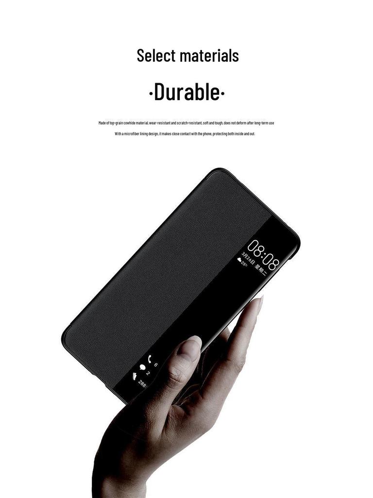 Huawei Mate60 Pro Ultra-Thin Leather Smart Window Phone Case