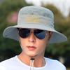 Sun Protection Cycling Summer Sunscreen Basin Caps Letter Men Bucket Hats Korean Fisherman Caps
