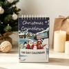 Holiday Party Supplies 2027 Christmas Advent Countdown Calendar 100 Days Desktop Office Desk Decorations Paper Flip Calendar for Home Decor