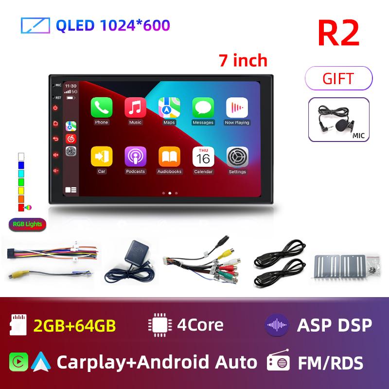 

2Din автомобильный Android радио мультимедийный проигрыватель 7/9/10 дюймов GPS навигация для Toyota Volkswagen Hyundai Nissan Kia Renault