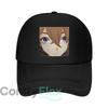 Anime Character Close  Up Fashion Mesh Baseball Cap Breathable Casual  Hats Outdoor For Unisexs And Womens