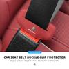 Universal Car Seat Belt Buckle Clip Protector Cover Anti-Scratch For Alfa Romeo GT Stelvio F1 Brera Volante Tonale Gloria Disco