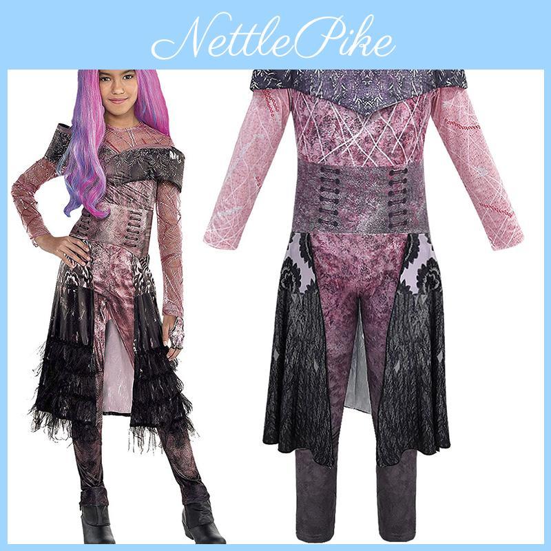 Stilvoller und bequemer Descendants 3 Böse Audrey Kinder Jumpsuit Kostüm für die Faschingsparty
