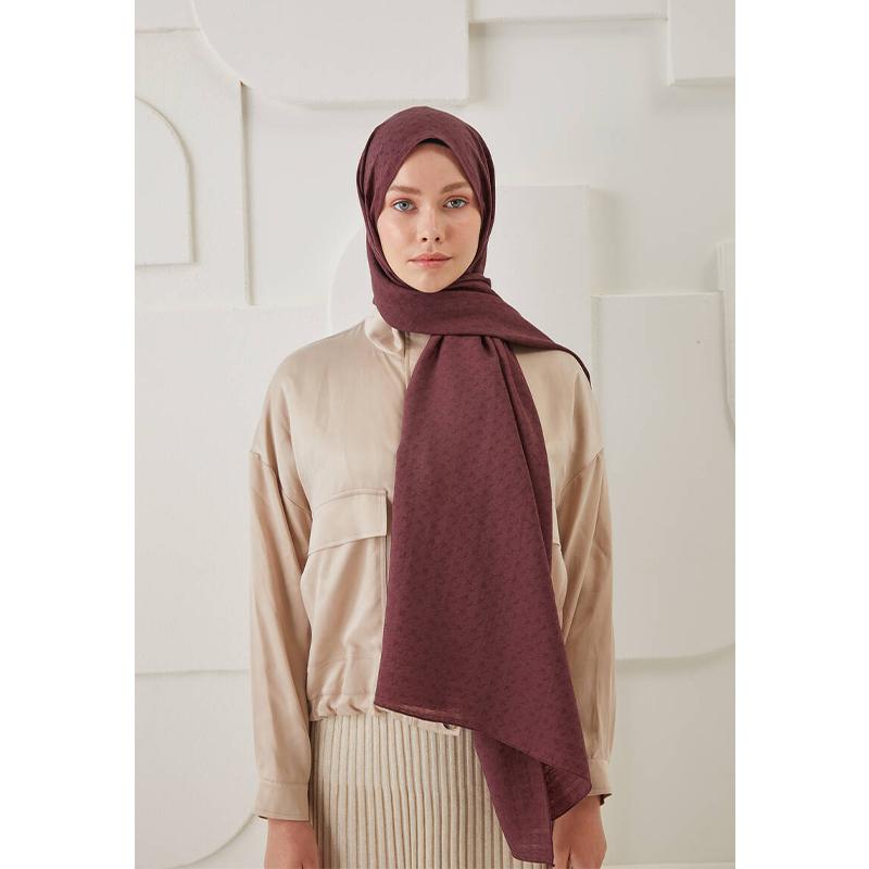 

Miray Tokyo Q Шаль Темный Бордовый Красный 85x190 бордовый