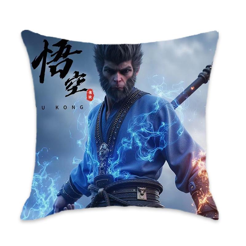 Kissen der New Black Myth Wukong Serie Bequem und weich Auto Zuhause Schlafzimmer Nachttischkissen Kissen