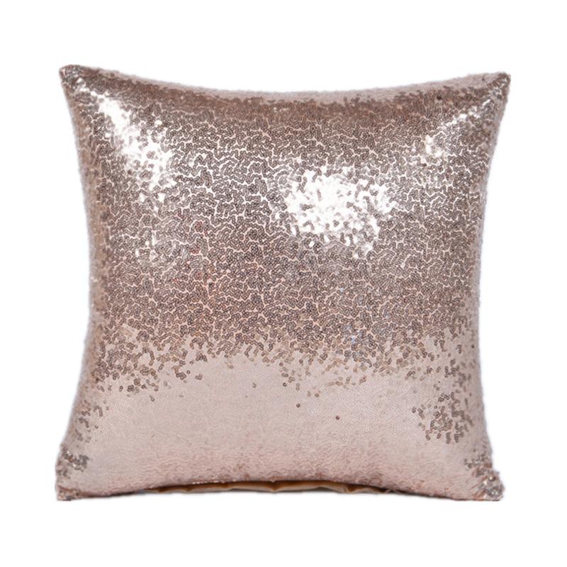 1pc Decorative Sequins Pillowcase 40*40 30*50cm Home Decor Throw Pillow Cover for Sofa Cushion Cover Gold Silver Pillow Case Red