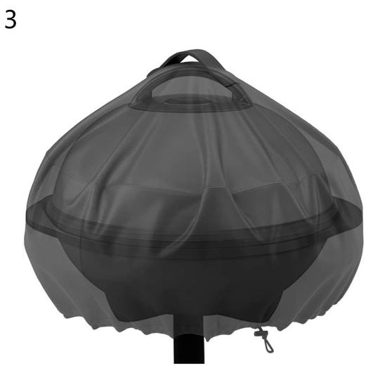 Oxford Cloth BBQ Grill Cover Dust Proof Sun-resistant Foldable Mini Electric Grill Cover