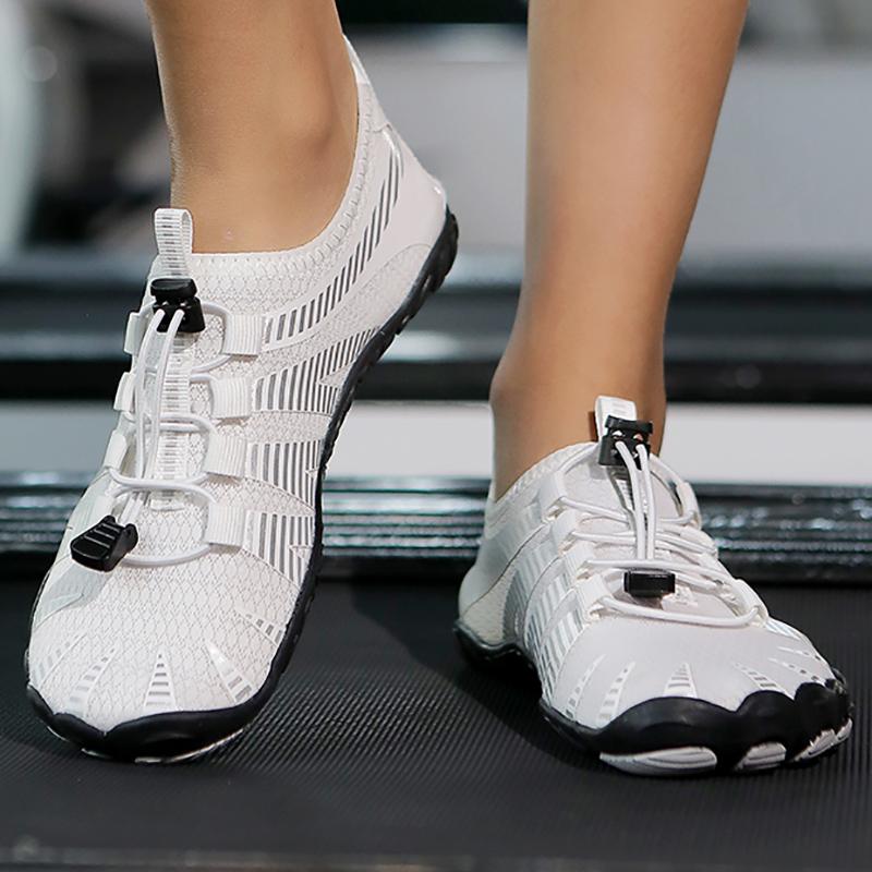 Schnelltrocknende Wasserschuhe Atmungsaktive Aquatik-Sneaker Strand-Badeschuhe Outdoor-Freizeit-Wanderschuhe Fünf-Finger-Sneaker Anti-Rutsch