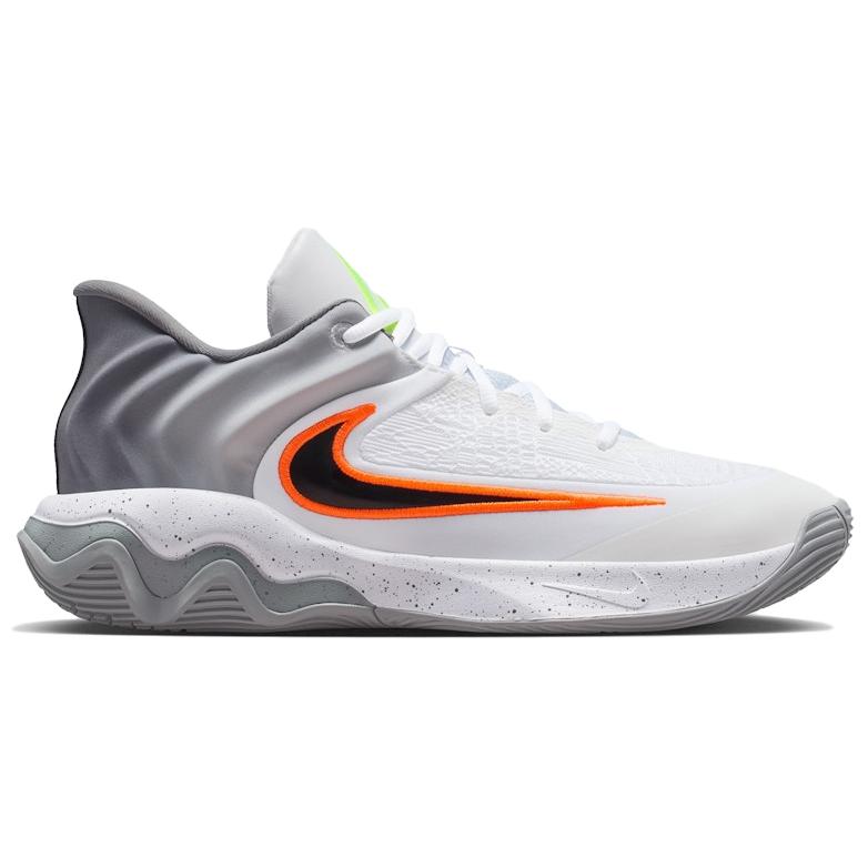 Nike Giannis Immortality 4 Bianche Volt Sneakers Unisex Grigio Lupo Nero FQ3680-102