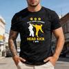 Rock Paper Scissors Head Kick I Win Men TShirt Wrestling Sport T Shirt Cotton Summer Short Sleeve Casual Fashion Tees