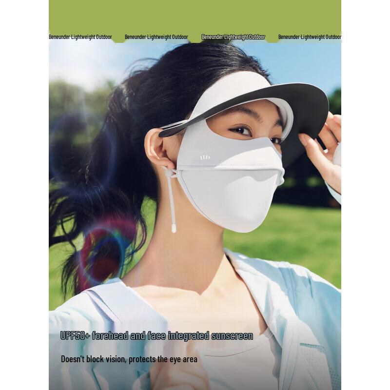 Beneunder Full-Face Sun Protection Mask with Brim