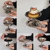Palace Style Goblet Stainless Steel Ice Cream Dessert Pudding Cup Bowls Salad Goblet Retro High Base Bowl Photo Props