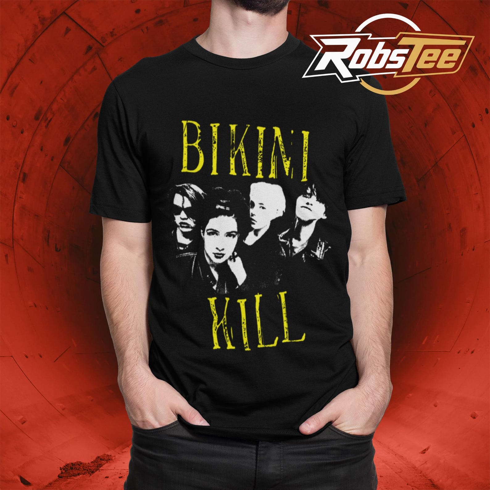Bikini Kill T-Shirt - Bikini Kill Merch - Unisex Rocker Clothing - Graphic Tee - Gift Apparel - Gift Clothing L