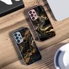 Dark Gilded Black For Samsung Galaxy S10 4G S20 11E 30 S21 21Fe 22 S24 Pro S23 Ultra 5G S8 S9 Tempered Glass Phone Case
