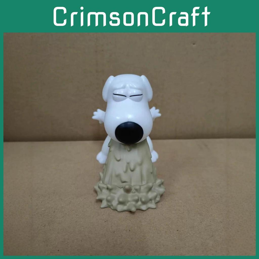 Family Guy Brian Griffin Vomiting Dog Pvc Figure With Humorous Design For Anime Collectors And Desk Decor