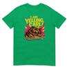Funny I Am Yelling Carl Donut Cat Meme Graphic Tshirt