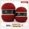 Pure Wool Medium-Thickness Yarn for Hand-Knitted Cardigans, Sweaters, and Scarves.