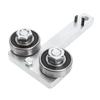Chainsaw Bar Rail Closer Tool Steel Chainsaw Guide Bar Tightening Adjuster Repair Tool for Chain Grinding Silver