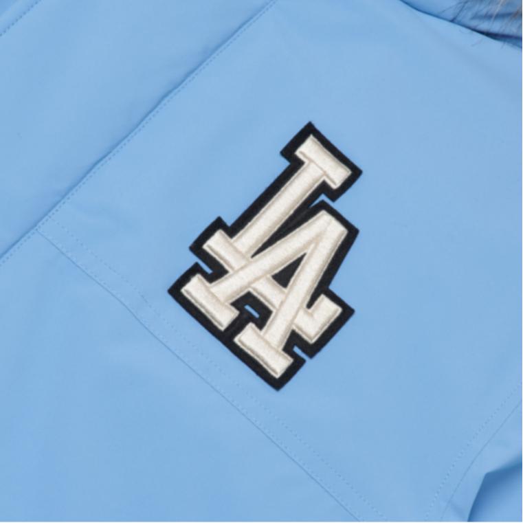 New MLB Down Jacket Cropped Unisex Blue 3ADJB1926-07BLL