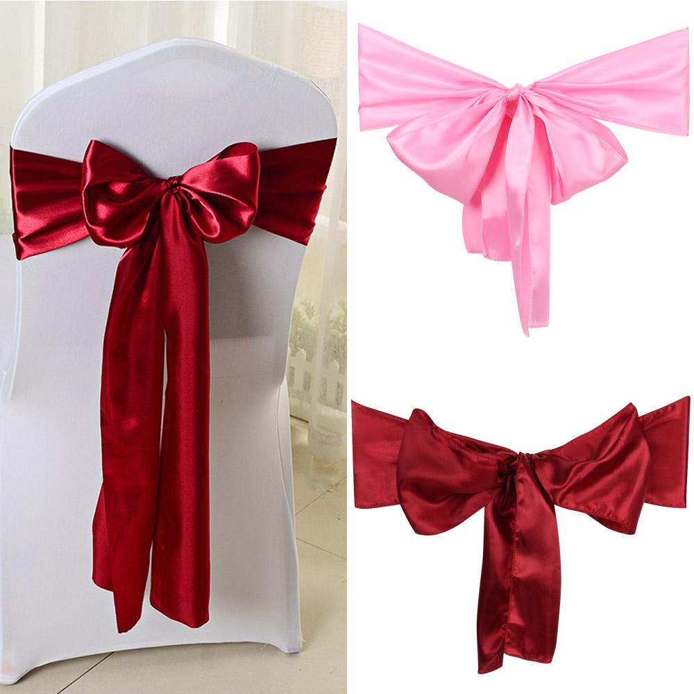 

Chairs Decoration Chair Back Decor Events Banquets Wedding Reception Supplies Chair Bows Sashes