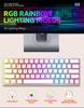 T-WOLF T30 Wireless RGB Mechanical Gaming Keyboard - Bluetooth, Three Modes, Blue Switches
