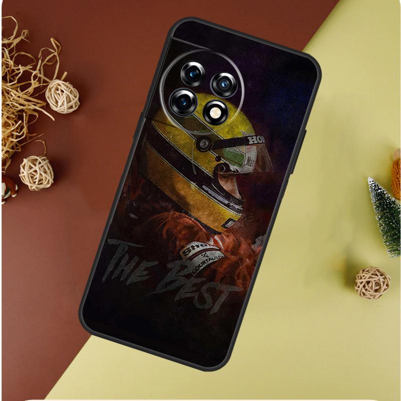 Ayrton Senna F1 For OnePlus Nord 4 CE 3 2 Lite N20 N30 9 10 Pro 8T 9RT 10T 10R 13R 12R 11 12 13 Phone Case